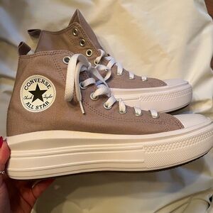 Converse Women's High-Top Sneakers - Beige